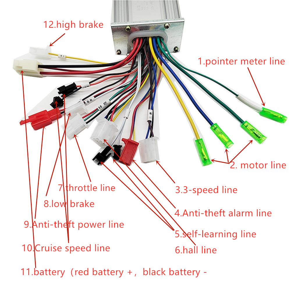 36V/48V 350W e-bike Brushless  - Kelly Kls7230S Controller 评论和价格