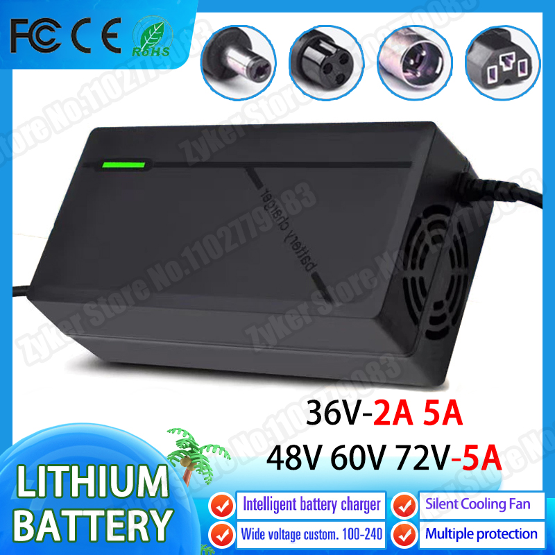 36V 48V 60V 72V Charger 2A 5A  - 84V 20A Smart Charger 评论和价格